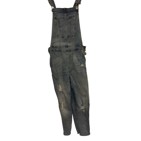 Women’s H&M denim overalls Size 10 - Picture 1 of 3
